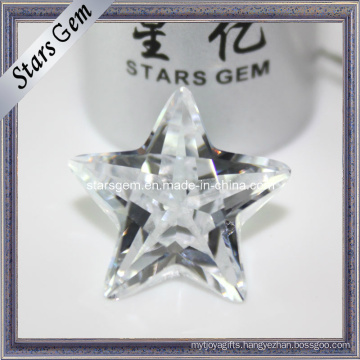 Star Shape CZ Gemstone Beads (STG-93)